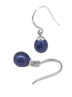 Freshwater Black Pearl Drop Earrings