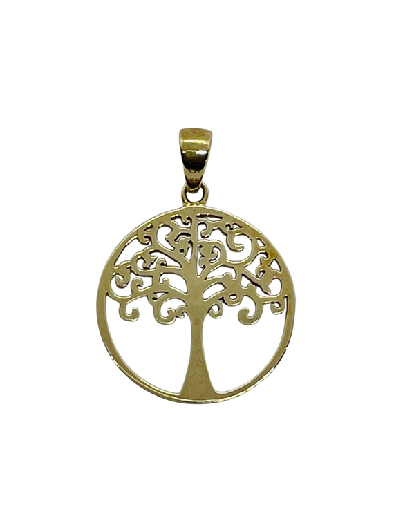9ct Yellow Gold Tree of Life Pendant