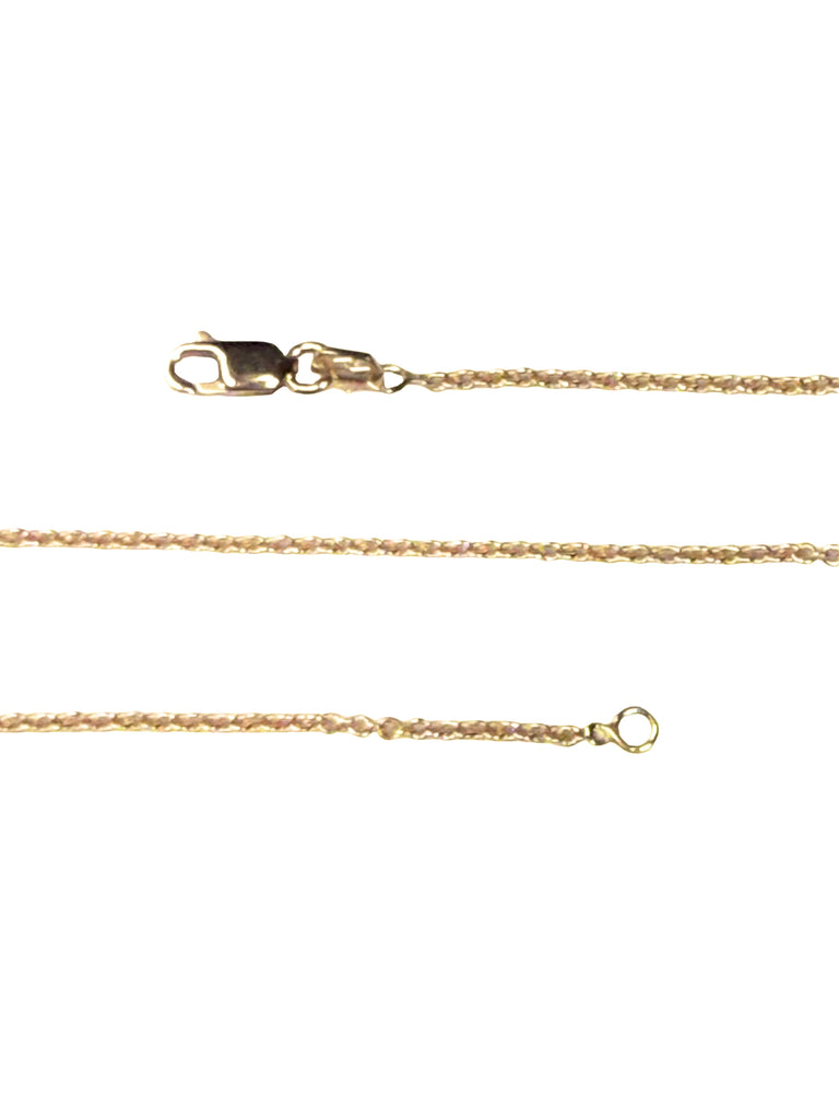 9ct Italian Rose Gold Cable Link Chain
