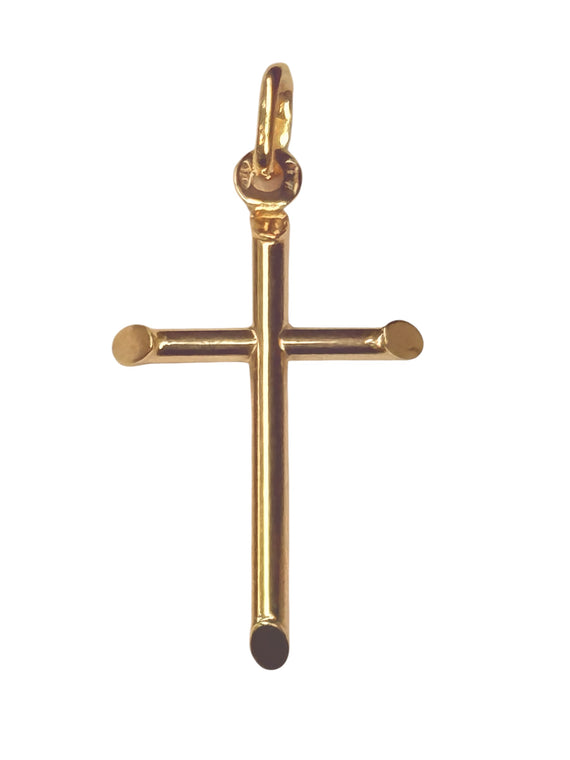 9ct Yellow Gold Solid Cross