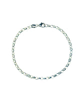 Sterling Silver Oval Belcher Bracelet