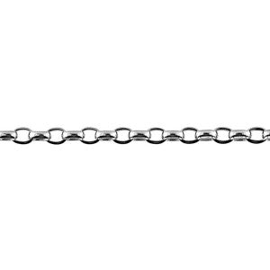 Sterling Silver Oval Belcher Bracelet