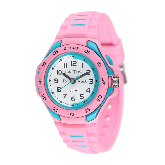 Cactus 'Mentor' Kids Time Teacher Watch