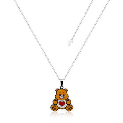 Disney Couture Kingdom Stainless Steel & Enamel Care Bears 'Tenderheart' Necklace
