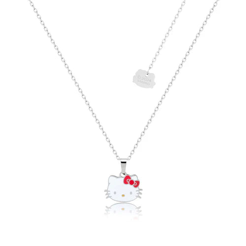 Disney Couture Kingdom Stainless Steel & Enamel Hello Kitty Necklace