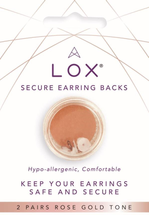 Lox Earring Locks Rose Gold