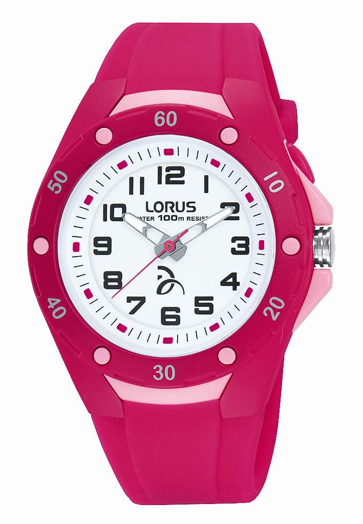 Lorus Novak Djokovic Foundation Pink Rubber Watch