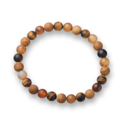Blaze Natural Stone Beaded Bracelet