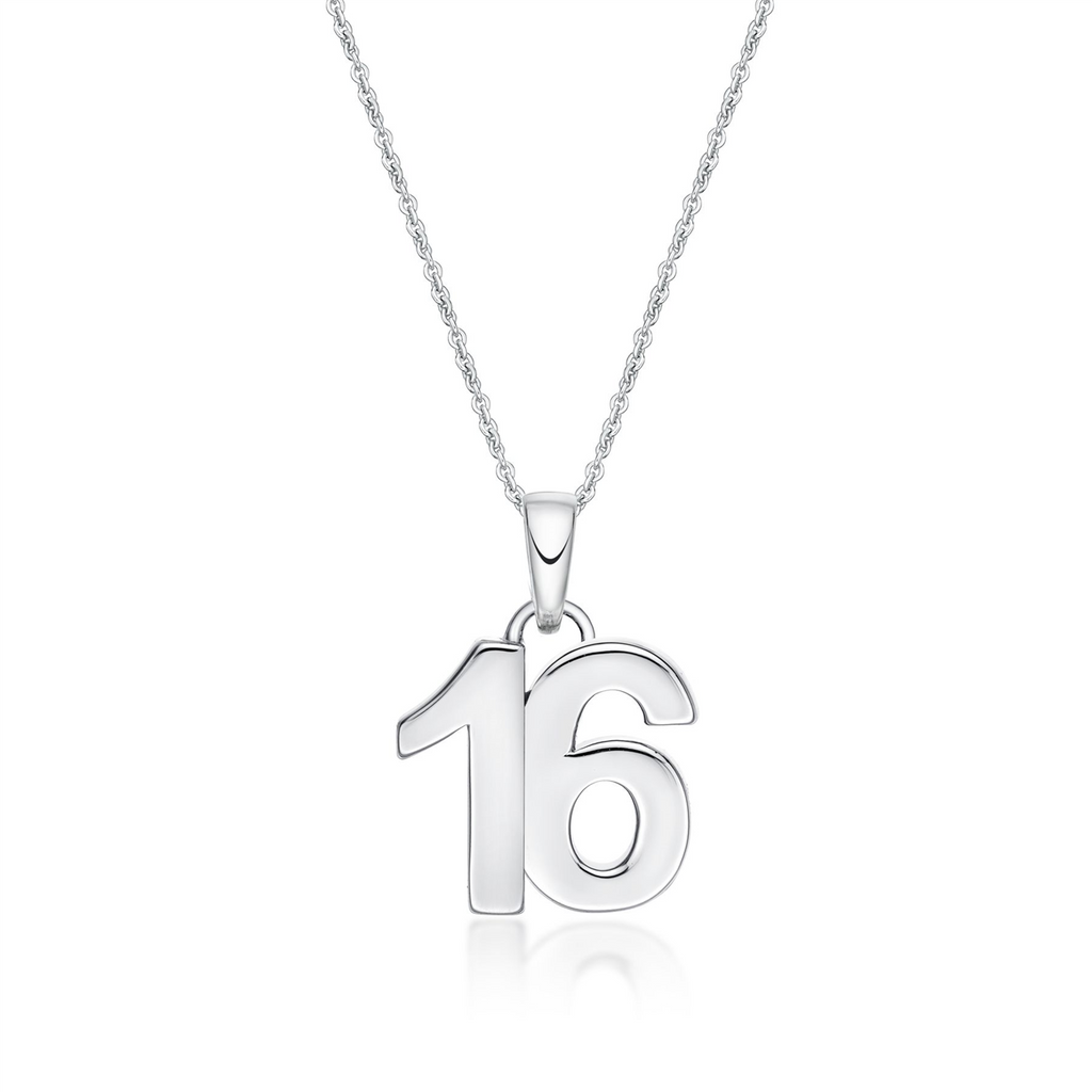 Sterling Silver '16' Necklace