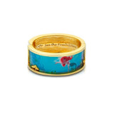 Disney Couture Kingdom Yellow Gold Plated 'The Little Mermaid' Bangle