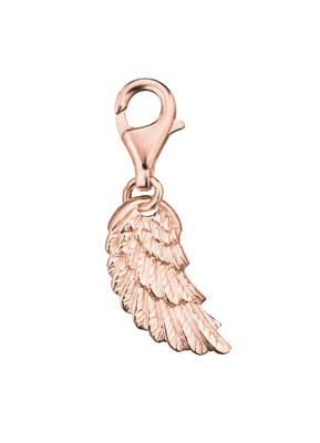 Engelsrufer Rose Gold Plated Angel Wing Charm