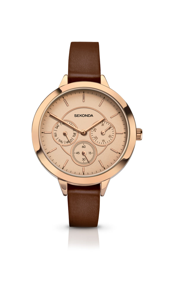 Sekonda Ladies Rose Gold Plated Watch