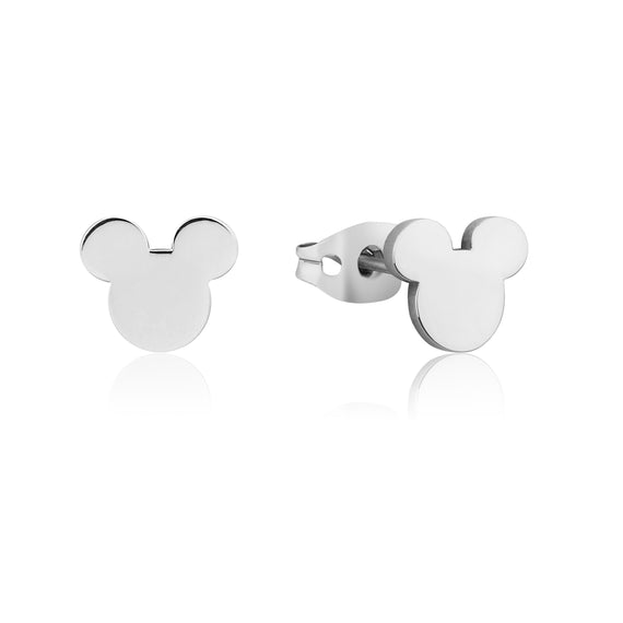 Disney Couture Kingdom Stainless Steel Mickey Head Earrings