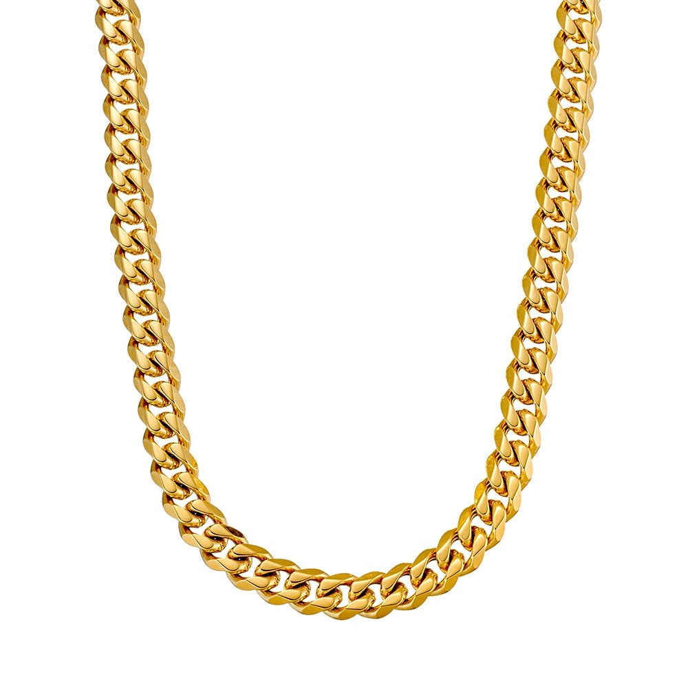 Blaze Stainless Steel Cuban Link Chain 55cm